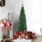 5 Pvc Artificial Christmas Tree Holiday Decor Slim Pencil Tree Metal Stand